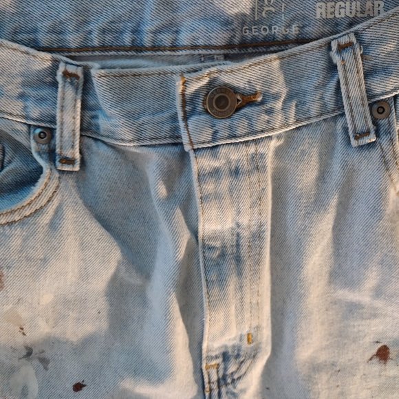Real Construction Worker Jeans with Paint & Rip - Picture 4 of 11